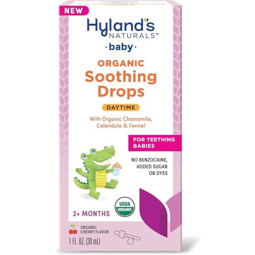 Hyland's Baby - Organic Daytime Soothing Drops for Oral Discomfort, 1 oz