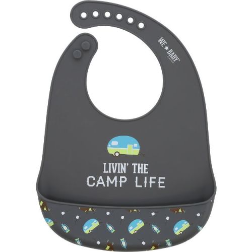 Pavilion Gift Company - Camp Life - 12" Silicone Catch All Bib - Bibs