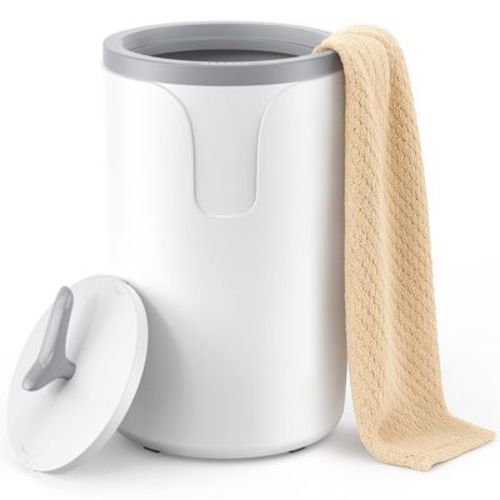 SKONYON 20L Towel Warmer Bucket with Auto Shut Off Aroma Timer Heats in 6 Minutes Ideal for Towels Robes Blankets Bathroom Spa