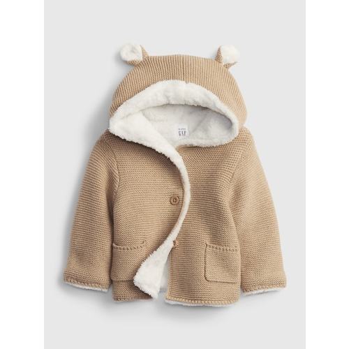 Baby Brannan Bear Sweater in brannan brown, size: 3-6 M
