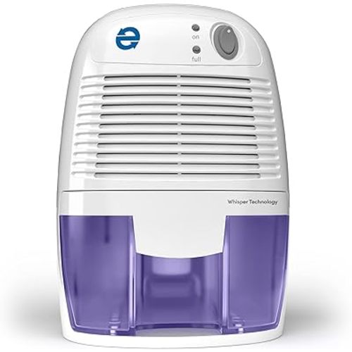 Eva-Dry EDV-1100 Whisper-quiet 16 OZ Dehumidifier with Auto Shut Off and Restart for small spaces in your Home, RV, Automobile, and Storage up to 122 sq. ft