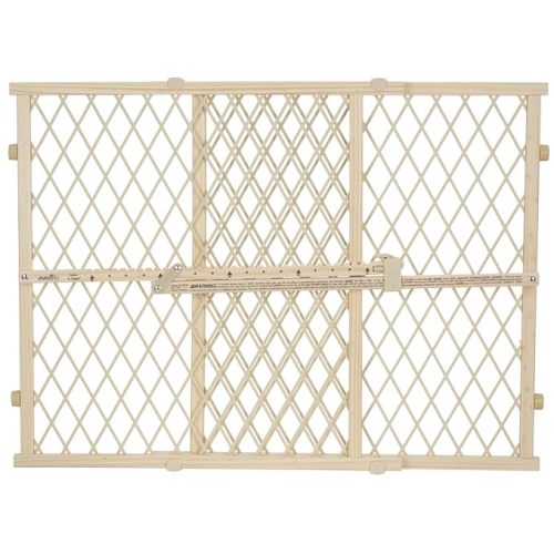 Position & Lock Adjustable Wood Baby Gate (Farmhouse Collection)