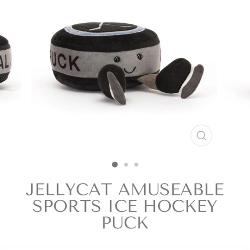 Jellycat Amuseable Sports Ice Hockey Puck