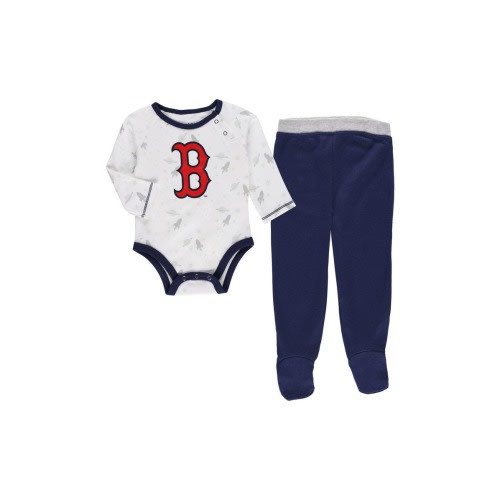 Newborn & Infant Navy/White Boston Red Sox Dream Team Bodysuit Hat & Footed Pants Set, 3-6 M