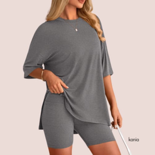 The Soft Set | Two Piece Pregnancy Comfort Tee & Shorts – Kania™
