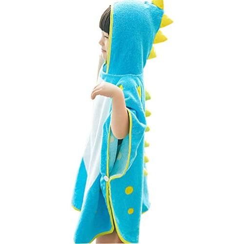 Soft Cotton Baby Bath Towel Beach Towel Bathrobe for Kids 0-8 years