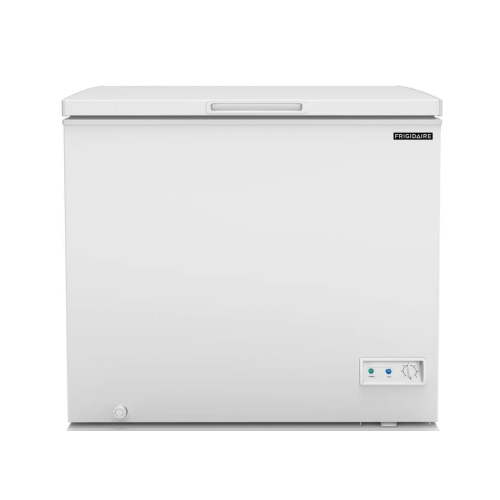 Frigidaire 7.0 cu ft Chest Freezer, White - Deep Freezer for Garage, Kitchen, Basement, Large Capacity for Bulk Storage
