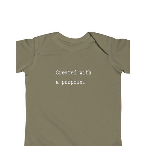 Created With A Purpose Onesie