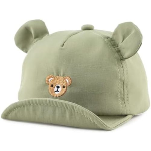 Baby Baseball Cap Toddler Sun Hat Infant Summer Hats Baby Boys Girls Cotton Bear Ear Caps