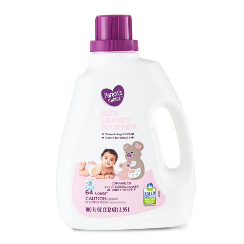 Parent's Choice Baby Liquid Laundry Detergent, 100 fl oz, 64 Loads