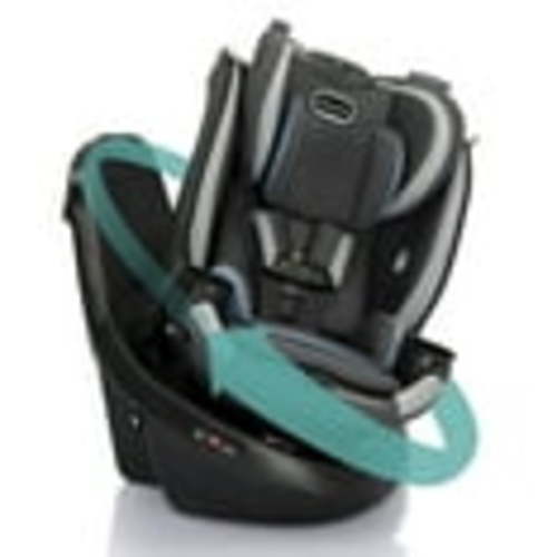 Evenflo Revolve360 Slim 2-in-1 Rotational Car Seat with Quick Clean Cover - Stow Blue