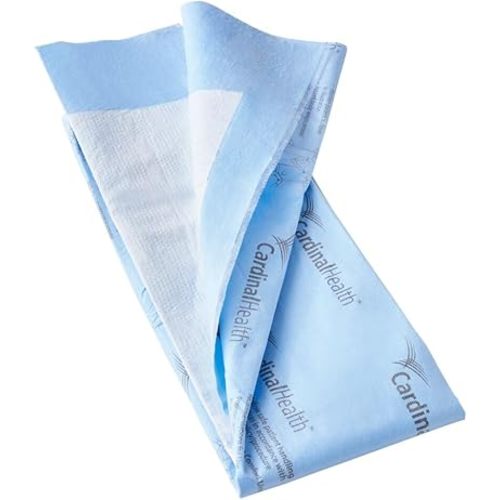 Cardinal Health P3036C Quilted Premium Comfort Underpad, Wings Maximum Absorbency, Blue, 30 x 36IN