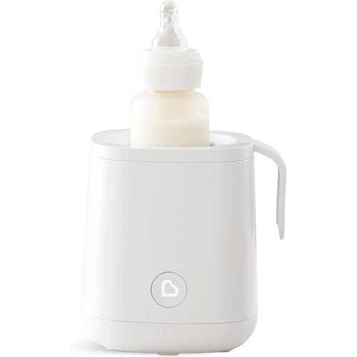 Munchkin® Fast™ Baby Bottle Warmer and Sterilizer - Warms in 60 Seconds, Fits Most Bottles and Baby Food Jars, Preserves Nutrients