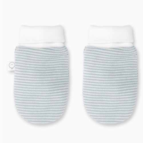 Baby Mittens one size / blue stripe
