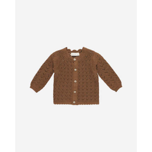 Scalloped Cardigan || Cinnamon