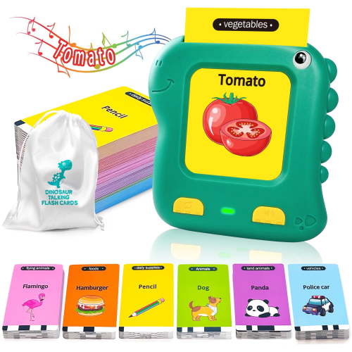 Adofi Talking Flash Cards, Educational Interactive Toys, 117 Cards with 234 Words