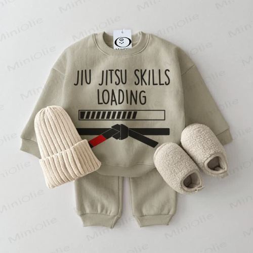 JIU JITSU SKILLS LOADING Baby Grey Green 2-piece Set