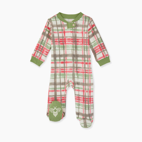 Burt's Bees Baby Woodland Plaid Sleep & Play - Woodland Plaid, 0-3 Months