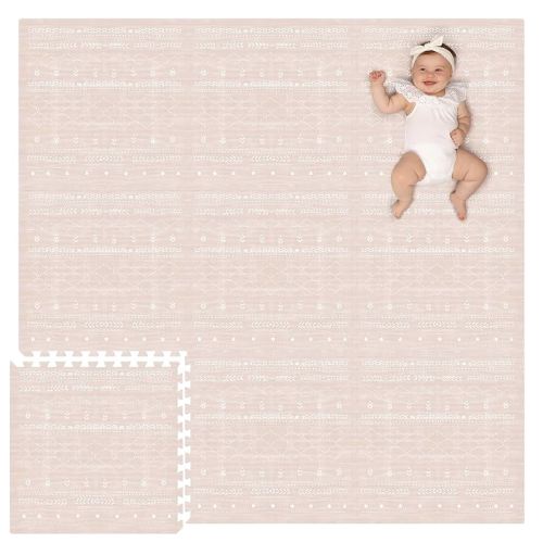 Lillefolk Baby Foam Play Mat - Baby Playmat | Tiles for Kids Interlocking Mat - Foam Baby Mat for Babies & Toddlers - Non Toxic Play Mat for Baby Tummy Time Mat (Large Size 6x6 ft (9 Tiles), Dusk