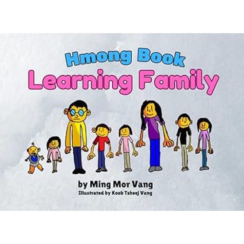 Hmong Book Learning Family