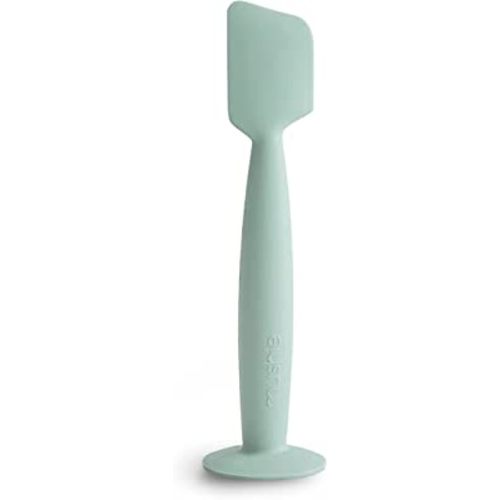 mushie Diaper Cream Applicator Soft Silicone with Suction Base (Cambridge Blue)