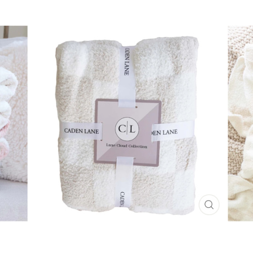CuddleLane™ Luxe Blankets | Check
