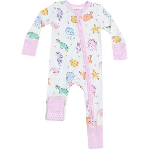 2 Way Zipper Romper, Cute Sea Creatures - Angel Dear | Maisonette