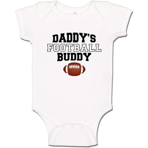 Daddy's Football Buddy Baby Bodysuit Infant One Piece