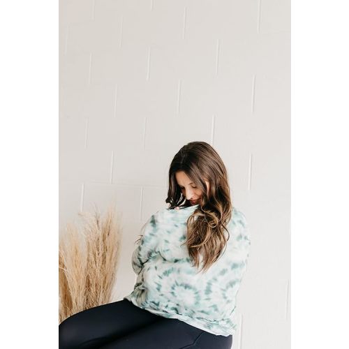 Copper Pearl Multi-Use Cover: Car Seat Covers, Nursing Cover, and Stroller Cover for Sun - Stretchy Fabric, All-Season Use, Stylish Designs, Easy Access for Moms - Bahama