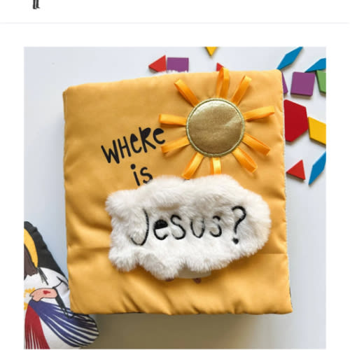Where is Jesus? Interactive Cloth Book | littlelightcollective