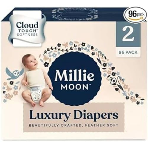 Generic Millie Moon Luxury Diapers - Size 2-96ct