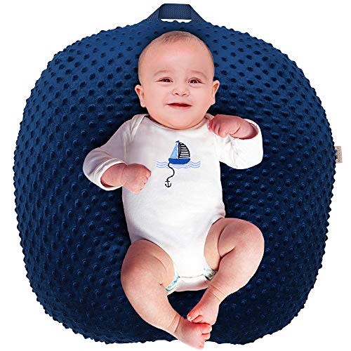 BlueSnail Strechy Newborn Lounger Cover, Removable and Ultra Soft Sung Fitted Baby Lounger Slipcover (1 Pack,Navy)