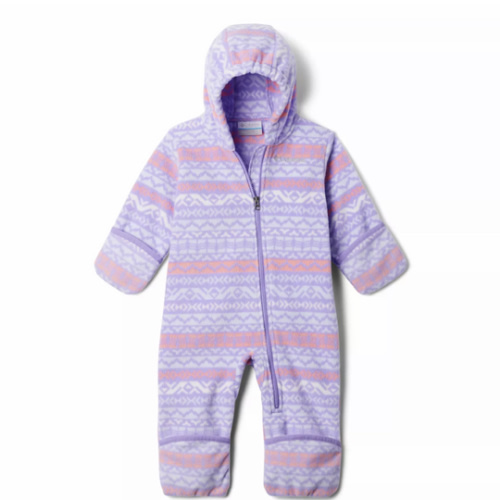 Baby Girl Columbia Snowtop II Fleece Lightweight Bunting