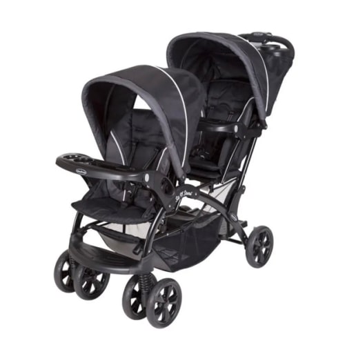 Baby Trend Sit N' Stand Double Stroller | Double Stroller with Multiple Modes for Babies to Toddlers