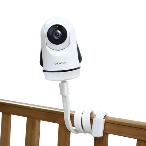 Baby Monitor Mount for OD8052/OD8060/OD8051/OD8050, Flexible Mount, Travel Baby Monitor Accessory, Portable Baby Camera Stand, Adjustable Baby Monitors Holder for Crib(Camera not Included)