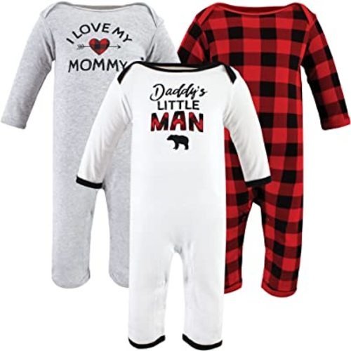 Hudson Baby baby-girls Cotton Coveralls