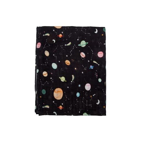 Loulou Lollipop Soft Baby Swaddle Blanket Muslin Wrap Receiving Blanket for Newborn to Toddler Girl and Boy, Large 47” by 47” - Planets…