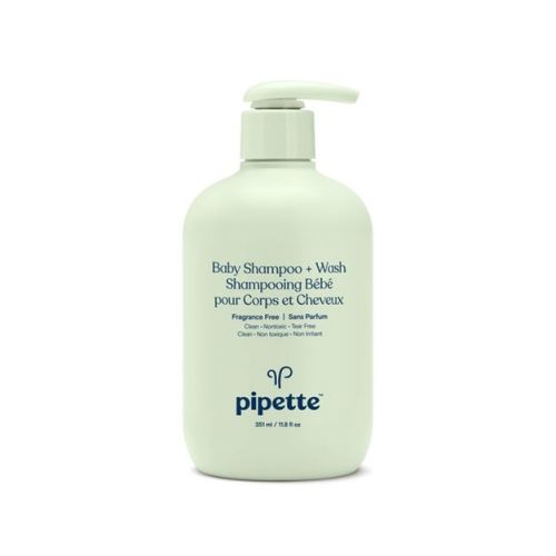 Pipette Baby Shampoo + Wash Fragrance Free - 11.8 Fl Oz