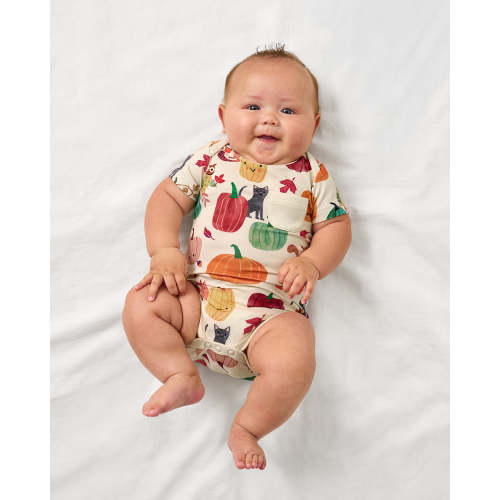 Pumpkin Pals Pocket Bodysuit | Little Sleepies