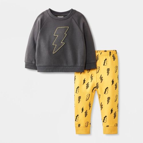 Baby Boys' 2pc Fleece Sweatshirt & Jogger Pants Set - Cat & Jack™