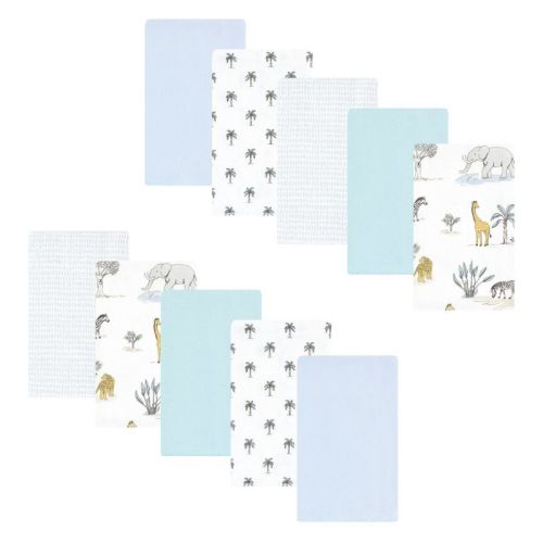 Luvable Friends Hudson Baby Flannel Burp Cloths 10pk Set
