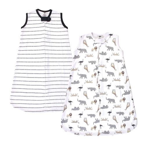 Hudson Baby Unisex BabyCotton Sleeveless Wearable Sleeping Bag, Sack, Blanket