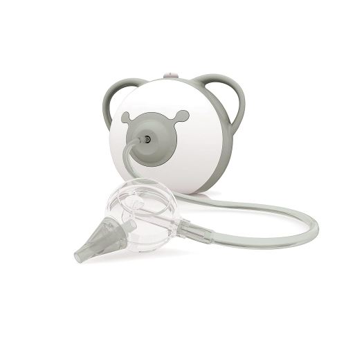 Nosiboo Pro Nasal Aspirator for Babies | Electric Nose Sucker | Made in EU | Adjustable Suction Power | Premium Quality | Award-Winning Design (Gray, 7,8x6,38x6,77 Inch)