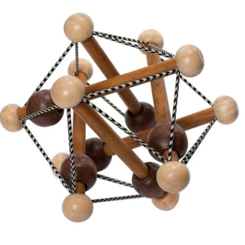 Skwish Wooden Baby Rattle & Teething Toy