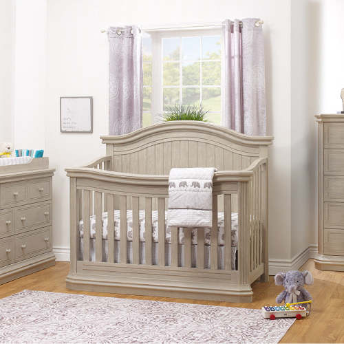 Sorelle Vista Elite Supreme 3 Piece Nursery Set in Heritage Fog