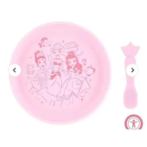 silicone baby plate disney princess - Google Search