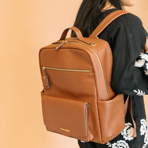 TWELVELittle Peek-A-Boo Diaper Bag Backpack - Toffee