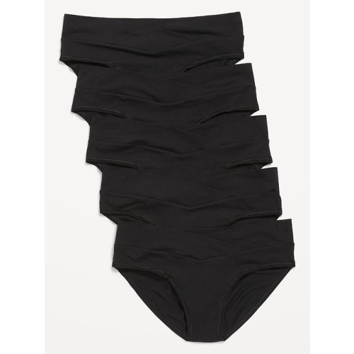 Maternity 5-Pack Soft-Knit Low-Rise Bikini Underwear | Old Navy