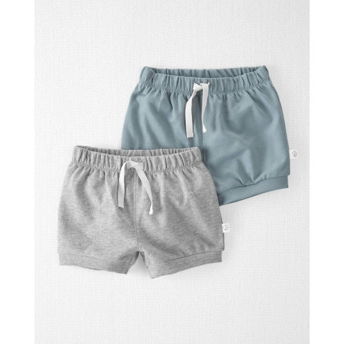Baby 2-Pack Organic Cotton Shorts (6mo.)