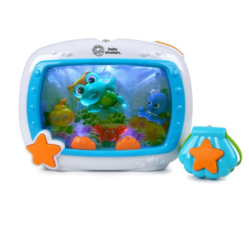Baby Einstein Sea Dreams Soother Musical Crib Toy and Sound Machine, Newborn and up